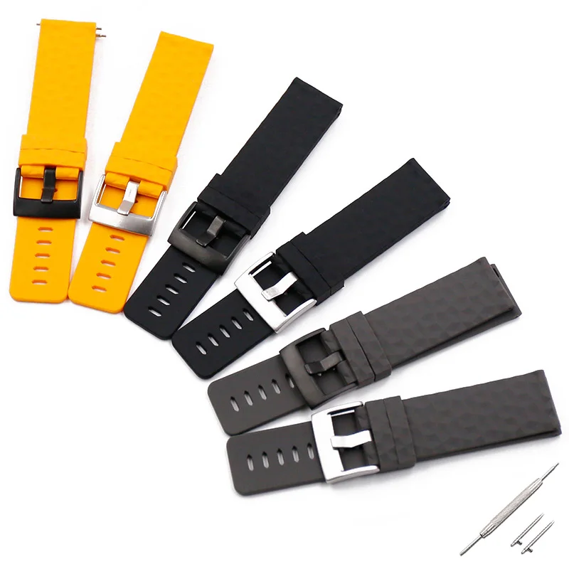 

24mm men's silicone watch band compatible for SUUNTO 9 Expeditionary Alpha Sparta BARO watch strap women rubber sports wristband
