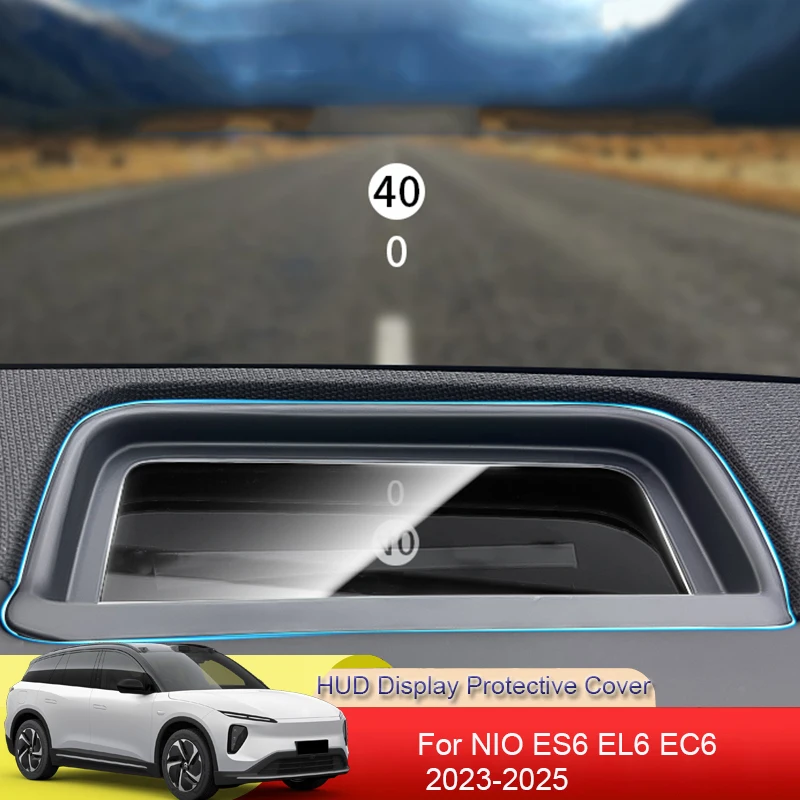 

Car HUD Display Protective Cover Head Up Display Reflective Projection Screen Dustproof Accessory For NIO ES6 EL8 EC6 2023-2025