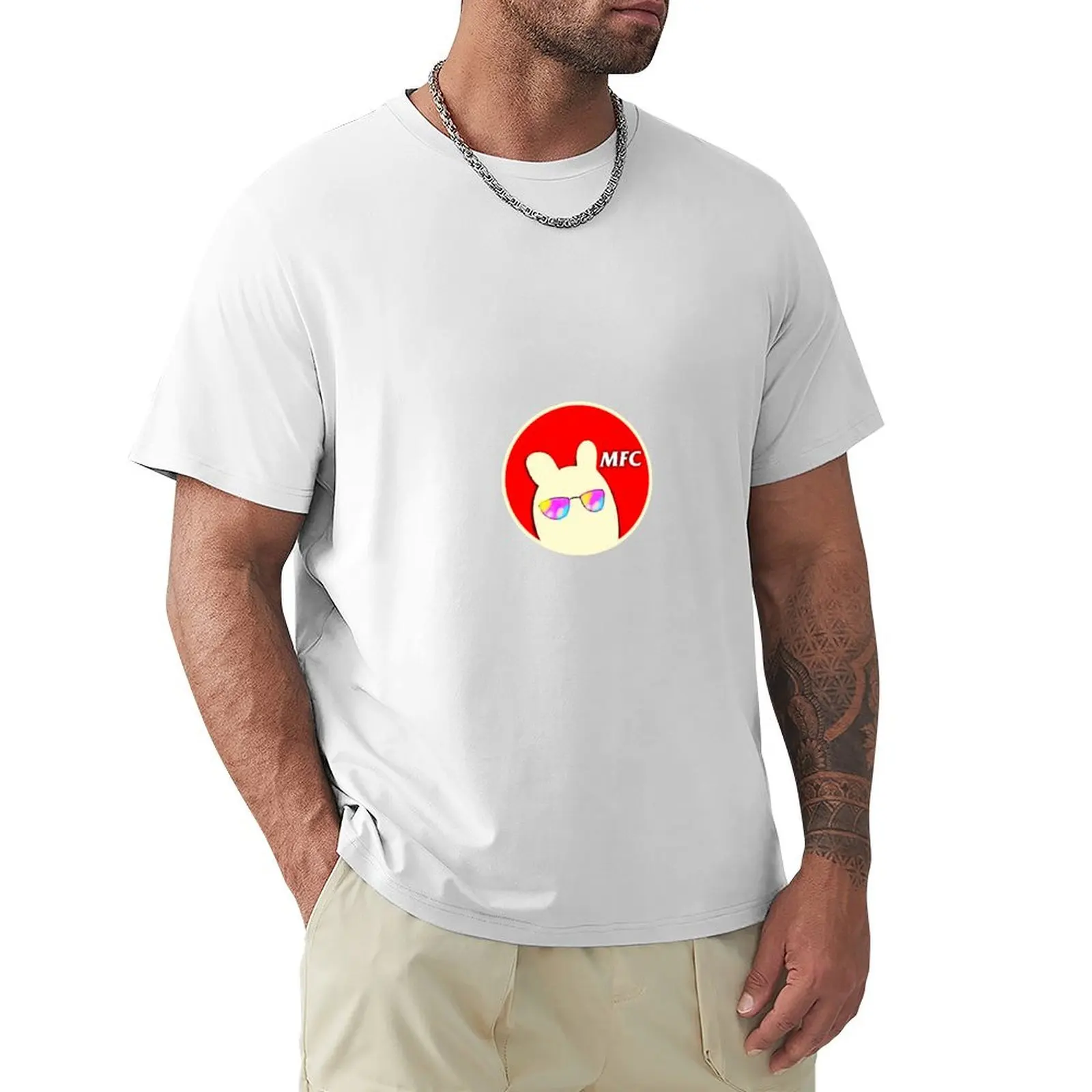 Mottie Fried Chicken T-shirt anime clothes sweat heavyweights customs mens t shirts casual stylish