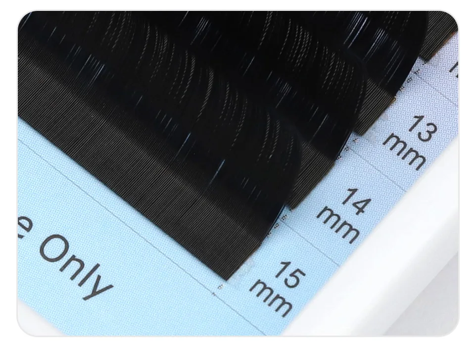 Lashrujade Mattschwarze weiche Nerz-Faux-Einzelwimpernverlängerung, russische Volumenwimpern, regelmäßige klassische Wimpernverlängerung – Detail 18