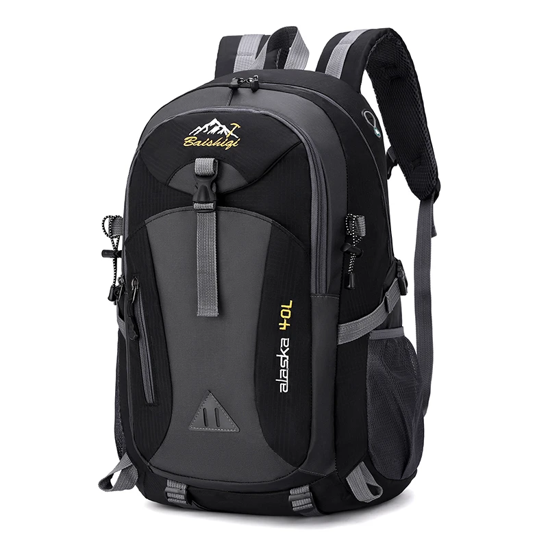 Mochila de viagem impermeável de nylon para homens, mochila de viagem casual ao ar livre, senhoras caminhadas camping montanhismo, sacos esportivos para jovens, novo