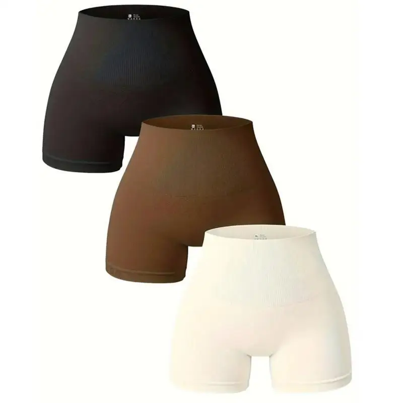 

Yoga Sports Shorts P 26674 Seams Neutral Gender Bottoms for Women's Fitness Activities High Waist Tummy Control Leggings