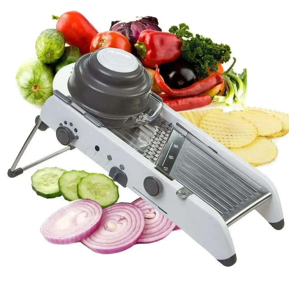 

Professional Mandoline Vegetable Slicer 304 Stainless Steel Vegetable Cutter Onion Potato Cabbage Shredder Kitchen Accessories