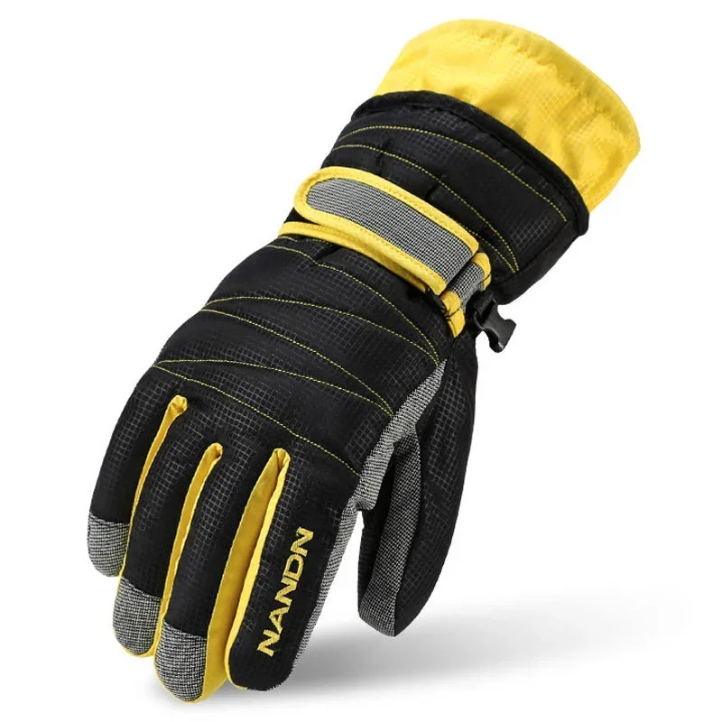 2024 Winter Warm Mountain Snowboard Ski Gloves Men Ladies Cold Snow Ski Gloves Waterproof Snowmobile Gloves Handschoemen S-XL