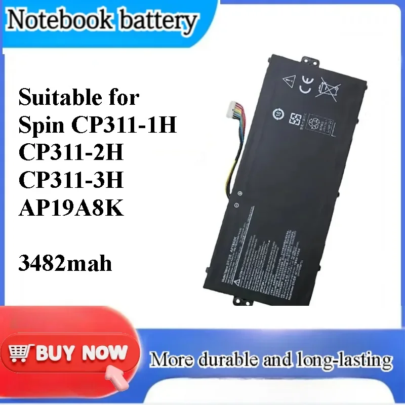 [NEW] for Spin CP311-1H CP311-2H CP311-3H AP19A8K Laptop Battery