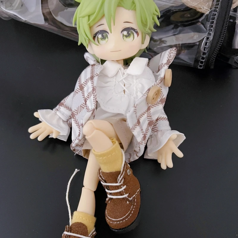 Tilda Puppenstiefel für Blythe Puppenspielzeug, 1/6 Gelenkpuppenschuhe für OB24 OB22 Azone BJD Puppet Mädchen Kleidung Kleid Schuhe Zubehör