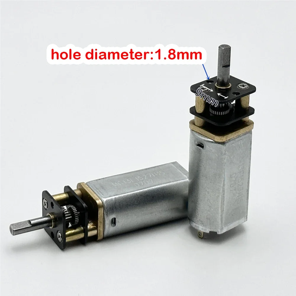 1PCS Mini 050 Gear Motor DC 3V-5V 3.7V 4.2V 138-230RPM Slow Speed Large Torque 16MM Engine D-Shaft Reduction Robot Electric Lock