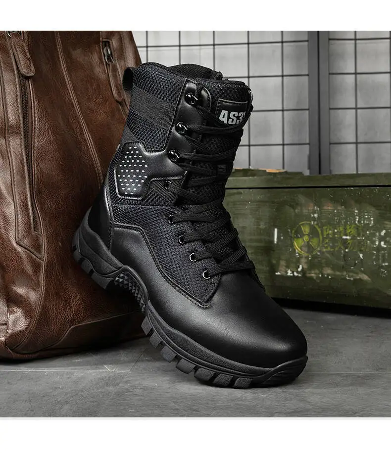 Marken-Outdoor-Stiefel für Dschungel-Trekking, Größe 39-47, Herren-Knöchelstiefel, Verschleißfeste Dicke Sneakers, 2026 Neue Wasserdichte Wanderstiefel – Detail 13