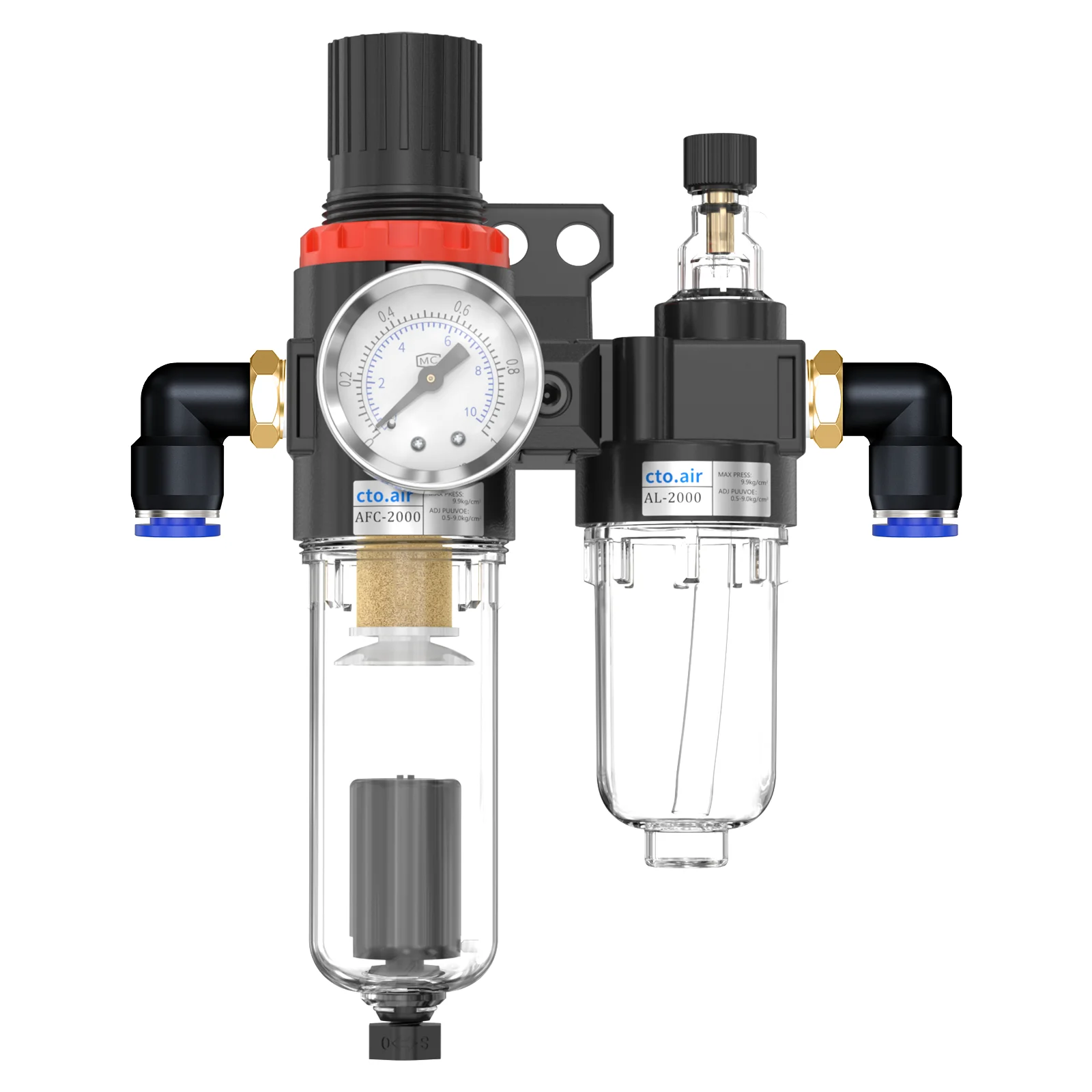 

AFC2000 AFR2000+AL2000+PL/SMPM20 G1/4 воздушный компрессор масло и водоотделитель воздушный фильтр регулятор давления клапана