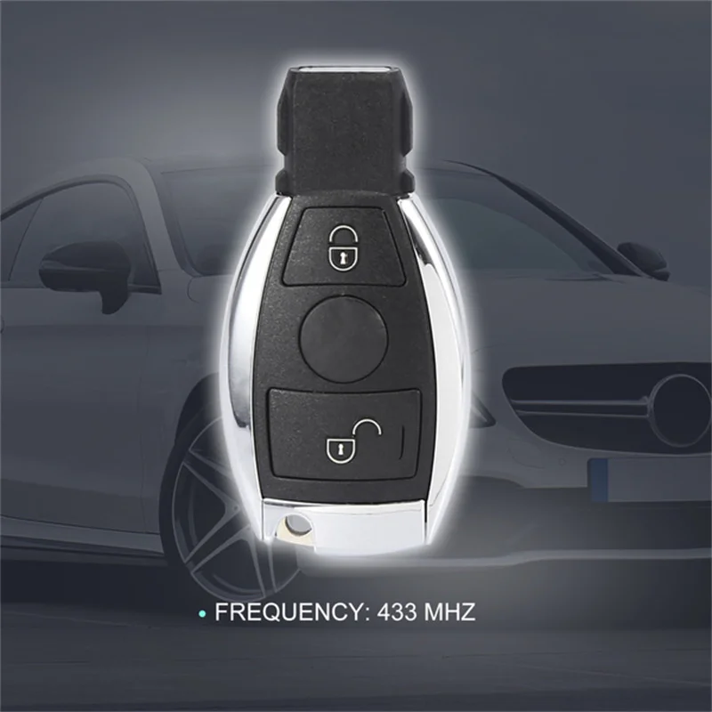 2/3 Buttons Remote Smart Car Key Shell Key Fob Cover for Mercedes Benz C E G R S GL SL SLK BGA