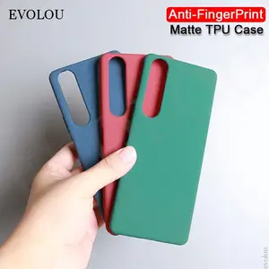 ソニーxperiaのウルトラ薄い砂岩マットソフトケース 8ベストセールスSony XZ3バックカバー-6