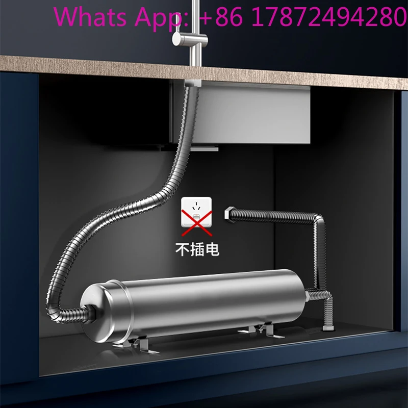 5,000 L/H Whole-House Water Purifier | Pure Physical Filtration  No Power Required | 0.01μm Filtration 304 Stainless Steel D