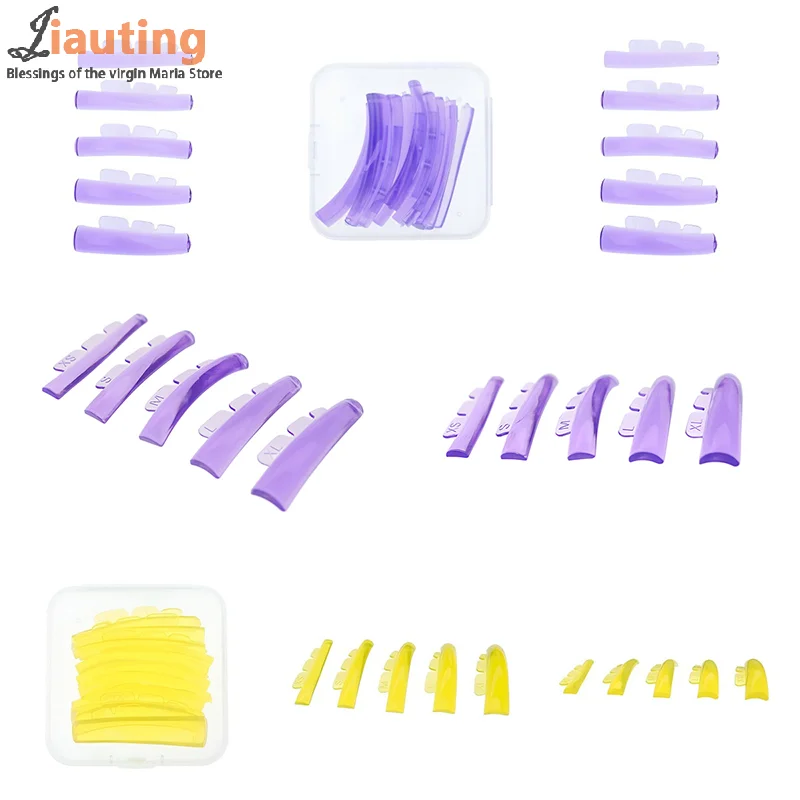 5 Pairs/box Self-adhesive Silicone Eyelash Perm Rod Lash Lifting Lamination Pad 3D Lashes Extension Curler Accessories Tools