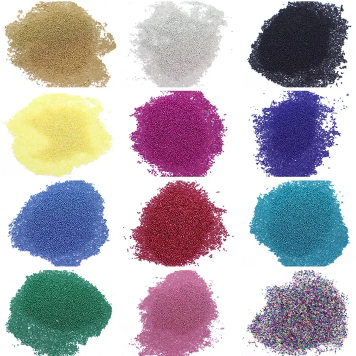 

440g Tiny Colorful Glass Seed Beads Microbead Nail Art Decoration Jewelry DIY Accessories 0.6-0.8mm Handicrafts Material Pack