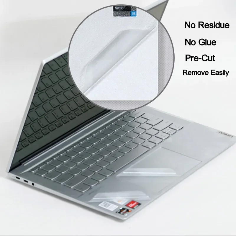 Pre-Cut Anti Fingerprints Laptop Sticker Skin Cover Film for Yoga Slim 7 Carbon 13 14 inch 2021 2022 13ITL5 14ACN6