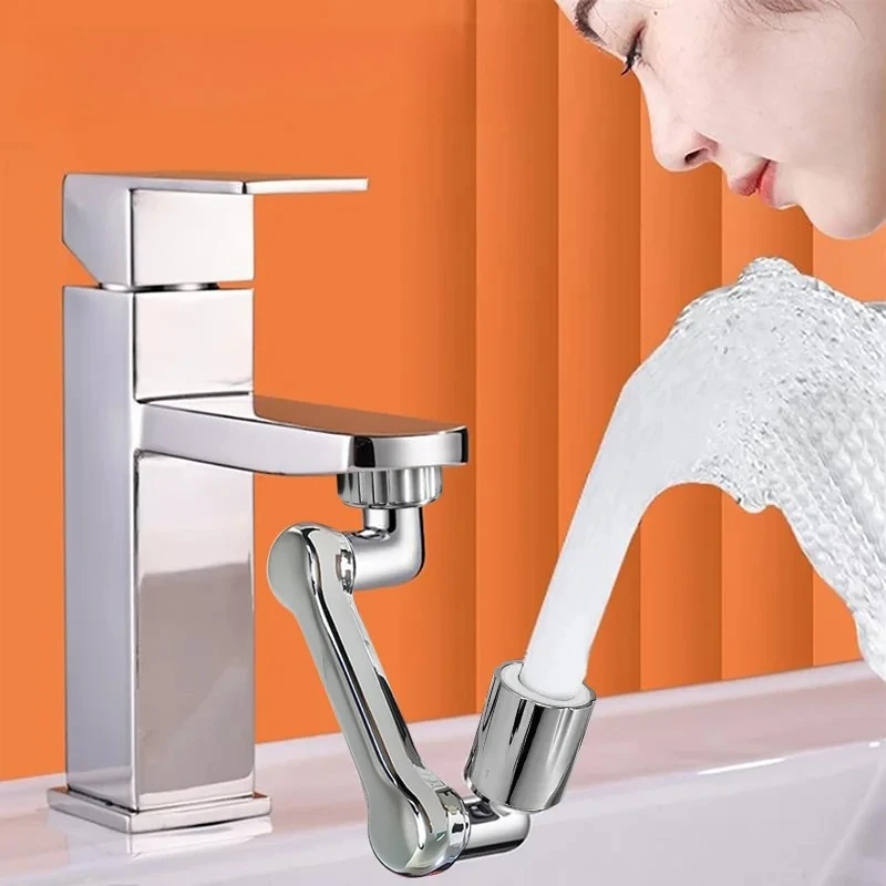 

Stainless steel Faucet Extender 1140 °Swivel Water Tap Nozzle Faucet Sprayer Universal Bathroom Mixer Aerator 2 Spray Modes
