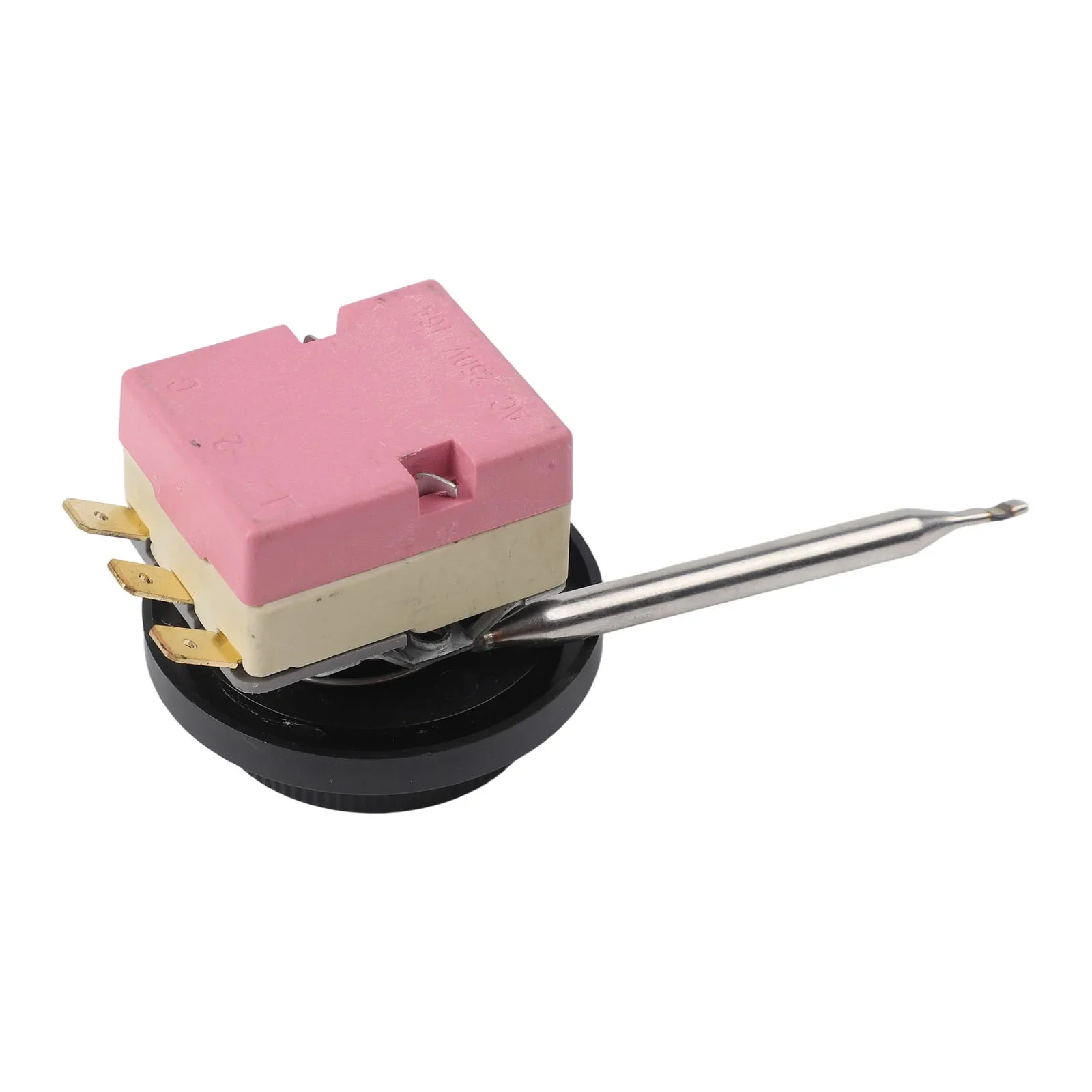Air conditioning temperature controller knob built in thermostat 0 to 120 degrees with 1m sensing wire and 75mm sensing rod