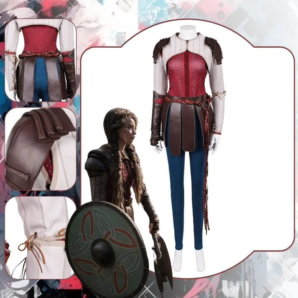 

Astrid Cosplay Fantasy Costume Movie Dragon Training Disguise for Women Clothing Roleplay Outfits Halloween Carnival Party Suit