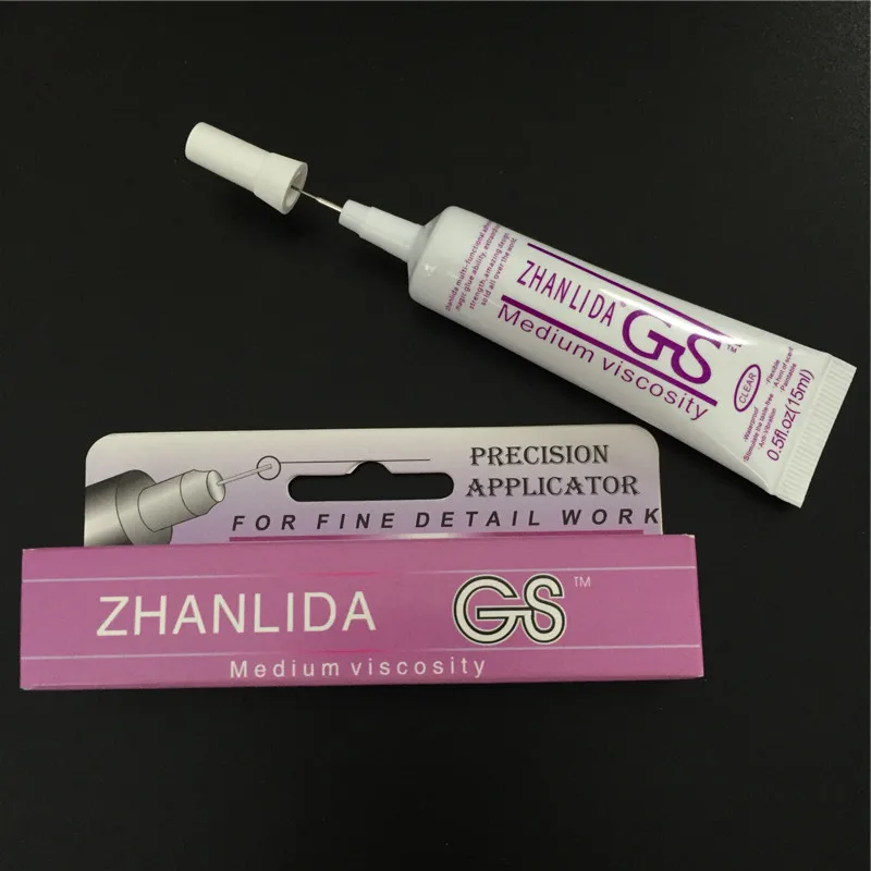 Zhanliida-투명 이어폰 접착제 15ML, 중간 점도