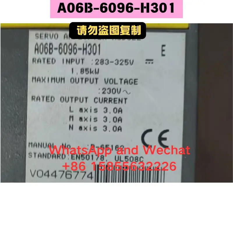 

Б/у драйвер A06B-6096-H301 Функциональный тест ОК Быстрая доставка