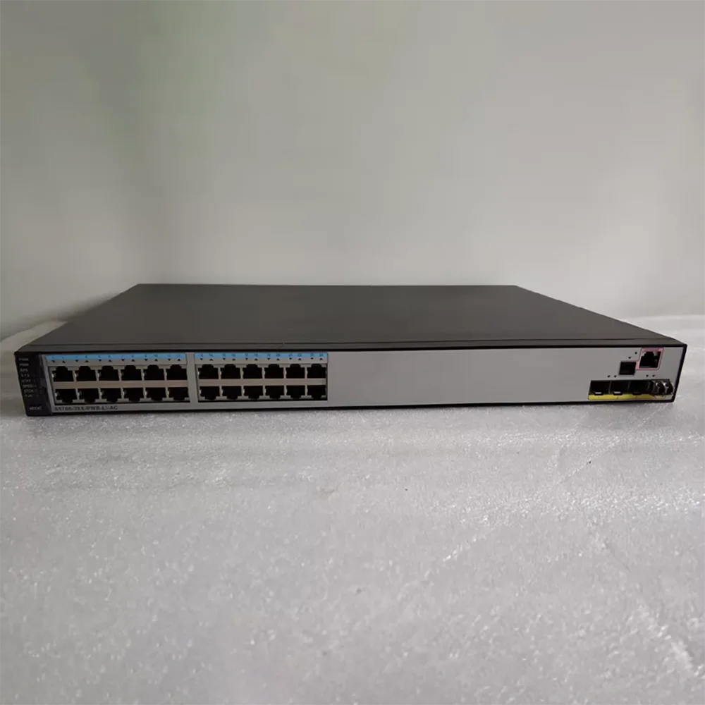 S5720-28X-PWR-S 28 Port Gigabit POE Power Supply 4-port SFP+10 Gigabit Network Switch 100% Tested Fast Ship Perfect Work