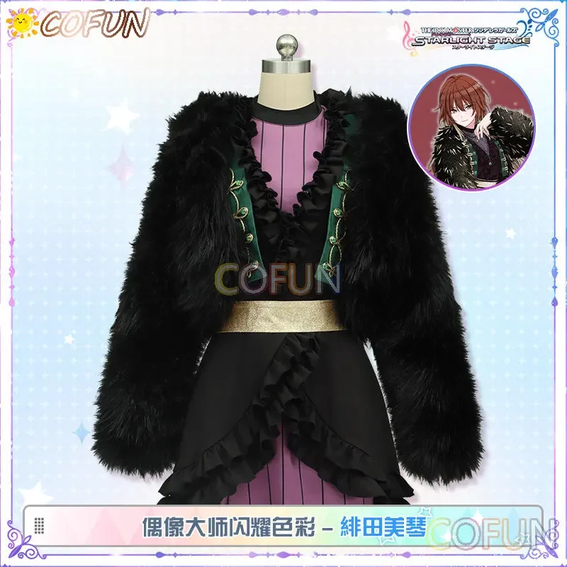 COFUN [Customized] Game THE IDOLM@STER Aketa Mikoto Cosplay Costume Game Suit Uniform Halloween Party Outfit