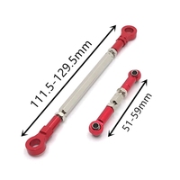 Metal Steering Rod Servo Link Rod for HB Toys ZP1001 ZP1002 ZP1003 ZP1004 1/10 RC Crawler Car Upgrade Parts,RedJAS