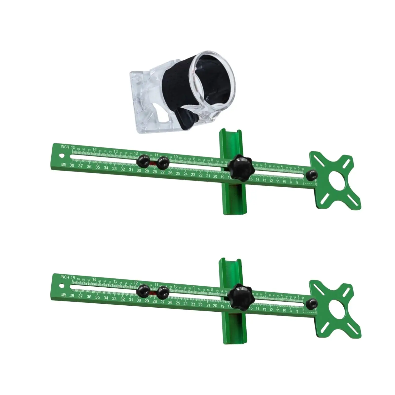 Router Milling Groove Bracket 44cm/17.32" Router Guide Adjustable Router Jig