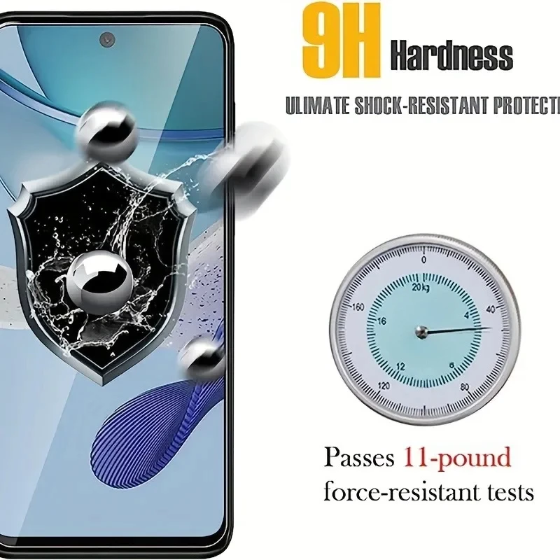 3Pcs Tempered Glass Screen Protectors For MOTO Edge 20 Edge 20 Pro G Power 5 G13 G23 G32 G53 G22 5G G72 G62 G82 G50 G51 5G