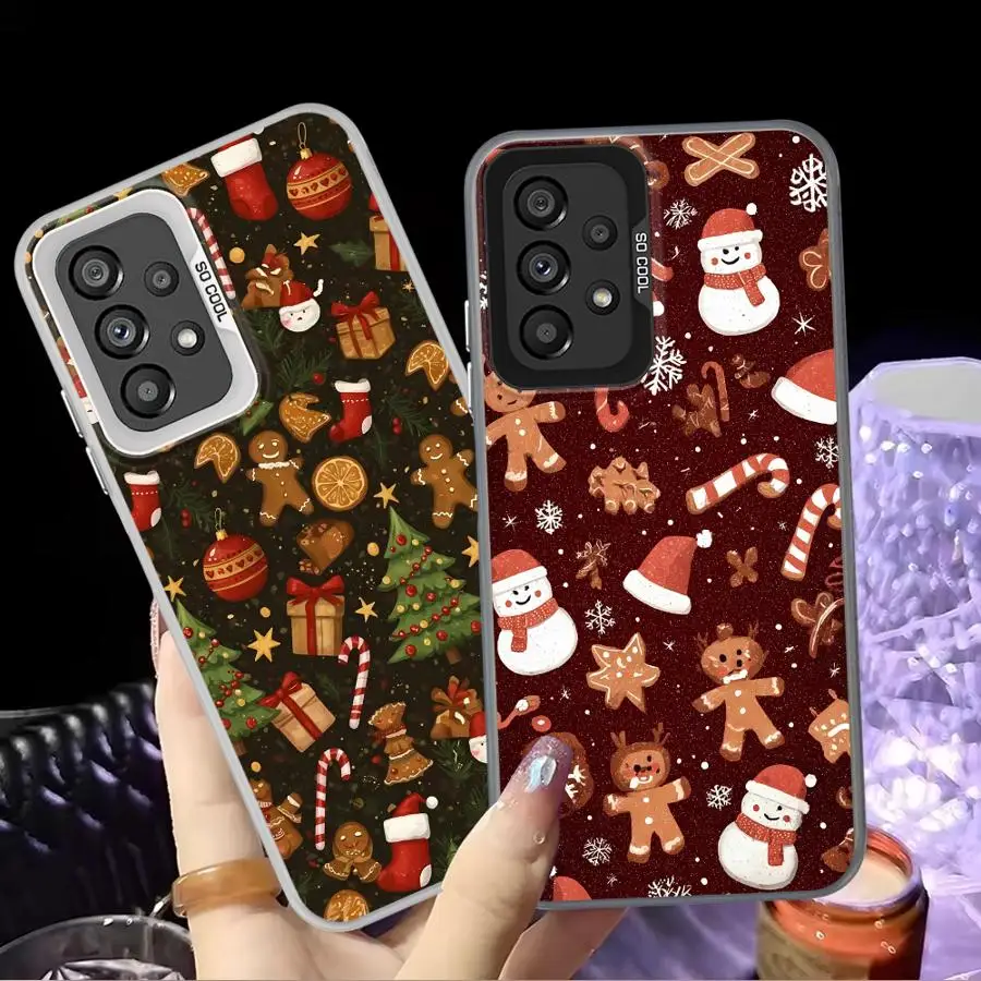 عودة غطاء الهاتف حقيبة لهاتف سامسونج غالاكسي A15 A16 A26 A31 A17 A20s A21s A23 A24 A25 A13 A14 A32 A34 A36 A11 A12 A35 عيد الميلاد #2