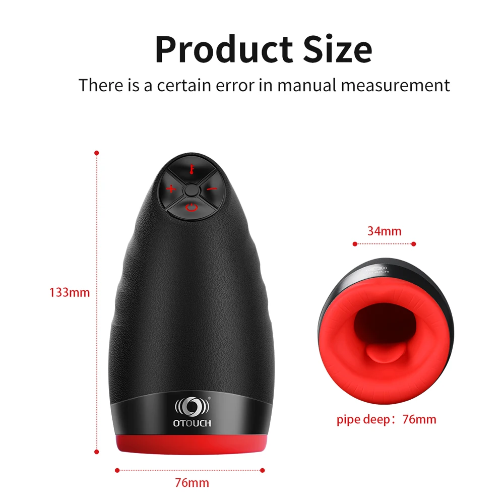 OTOUCH Masturbators for Men Sex Toys Silicone Automatic Heated Artificial Vagina Vibrator Men Masturbation Toy Bestseller 2022