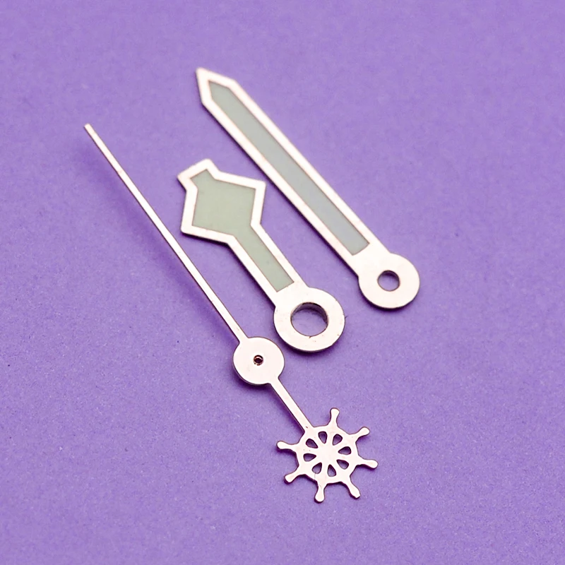 Oro argento rosa NH35 lancette dell'orologio C3 verde luminoso adatto per NH36 4 r36 7 s26 movimento per Seiko SKX007 SKX009 SRPD parti di riparazione dell'orologio