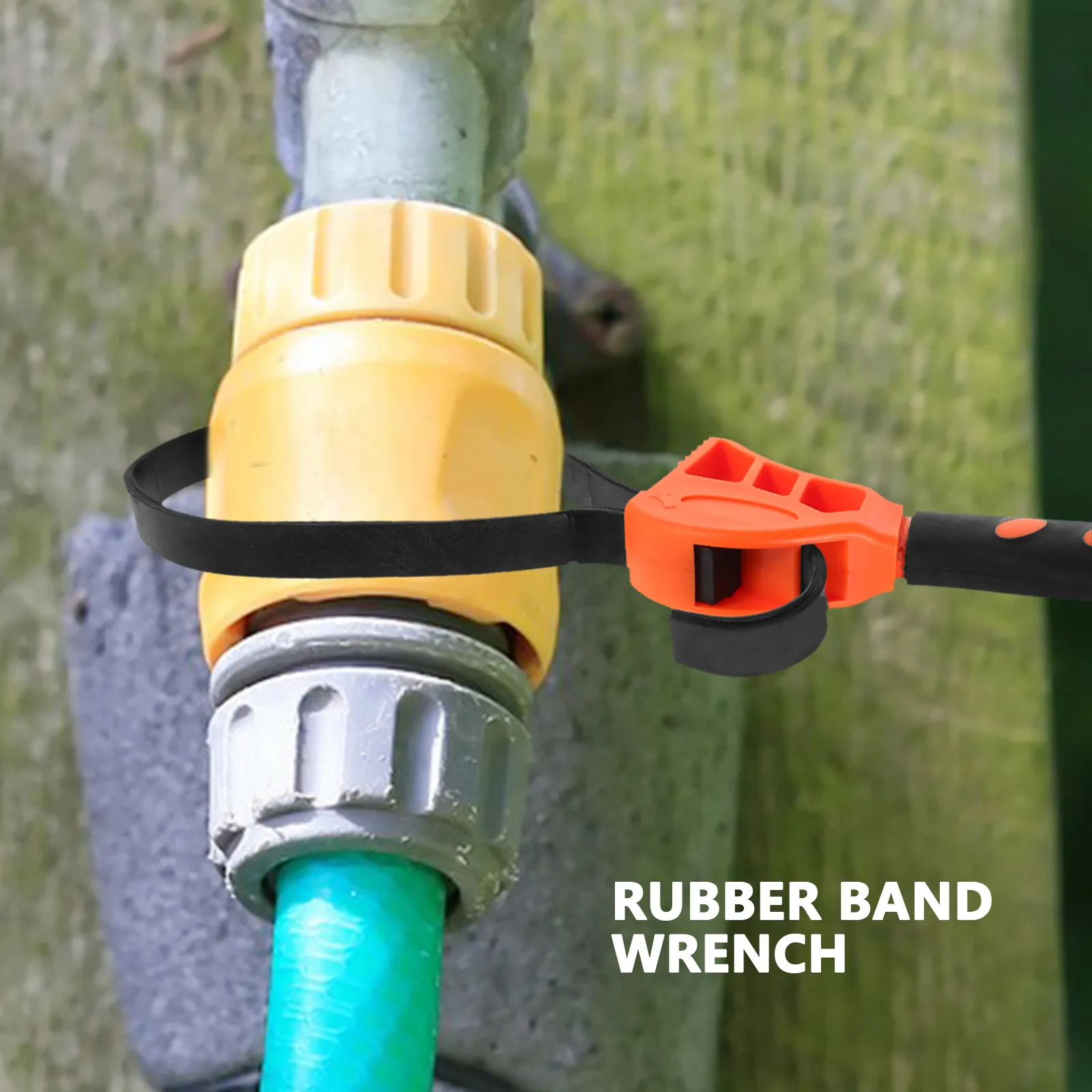 

Портативный уличный ременной ключ-открывалка для бутылок, регулируемый резиновый ременной ключ-инструмент для путешествий, тяжелых работ, сантехники, масляных фильтров