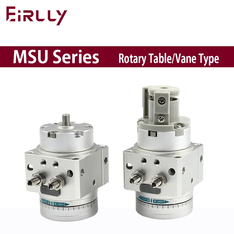 

MSU Series Rotary Table/Pneumatic Cylinder MSUB MDSUB 1 3 7 20-90S 180S MSUA MDSUA 1 3 7 20-90S 180S Side ported type