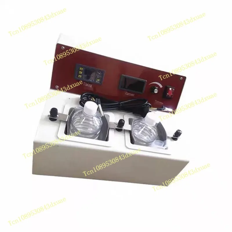 Electro Polishing Machine with Two Rills Dental Electrolytic Polishing Machine, Two Water Baths, Stainless Steel Machine Type