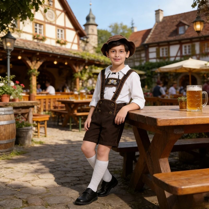 

Народные костюмы, детские костюмы для выступлений на пивном фестивале, сценические костюмы в немецкой тематике, театральные костюмы для мальчиков