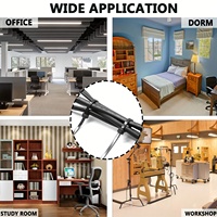 300pcs Black Cable Tie Base Saddle Type Mount Wire Holder Cable Zip Tie With Self-Locking Screws Wire Cable Clips Organizer