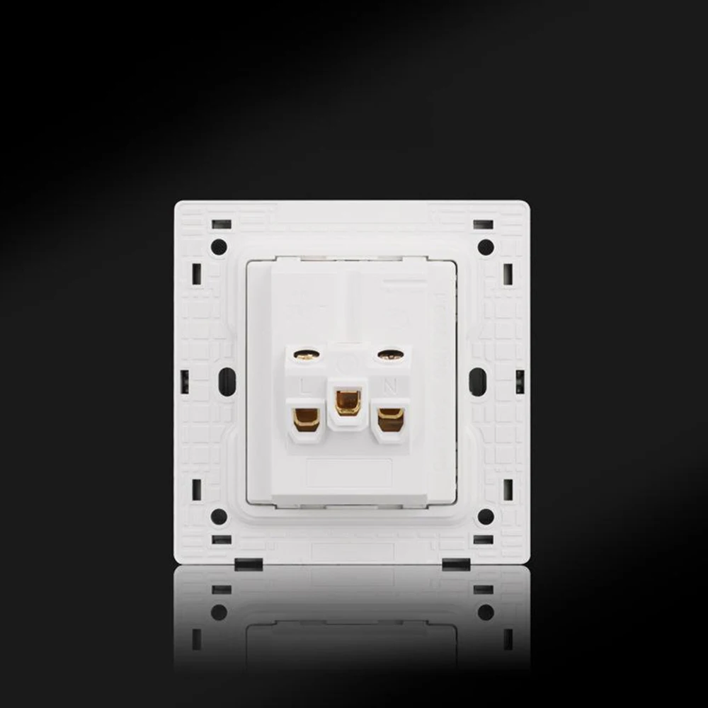 SANDIY Pc Universal Wall Switch 1/2/3/4 Gang 1/2 Way Silver Gray 86*86mm On/Off Control Lamp Panel 16a Ac Lighting Lamp