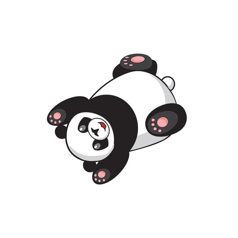 Lovely Panda Stickers Giant Panda Scooter Helmet Wall Car Window Sticker Party Supplies Laptop Giant Pandas Drop Shipping