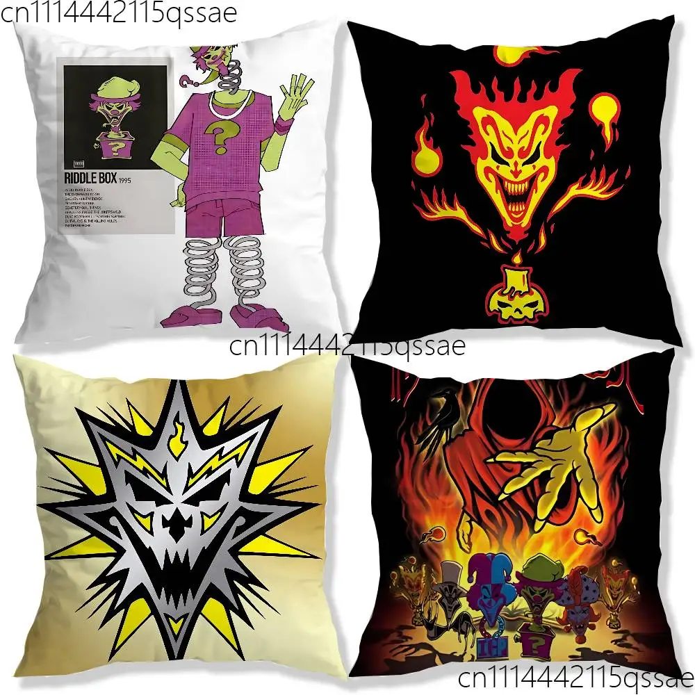 I-Insane Clown Posse  Pillow Case Square Bedroom Sofa Leisure Comfort Cushion Car Home Decoration