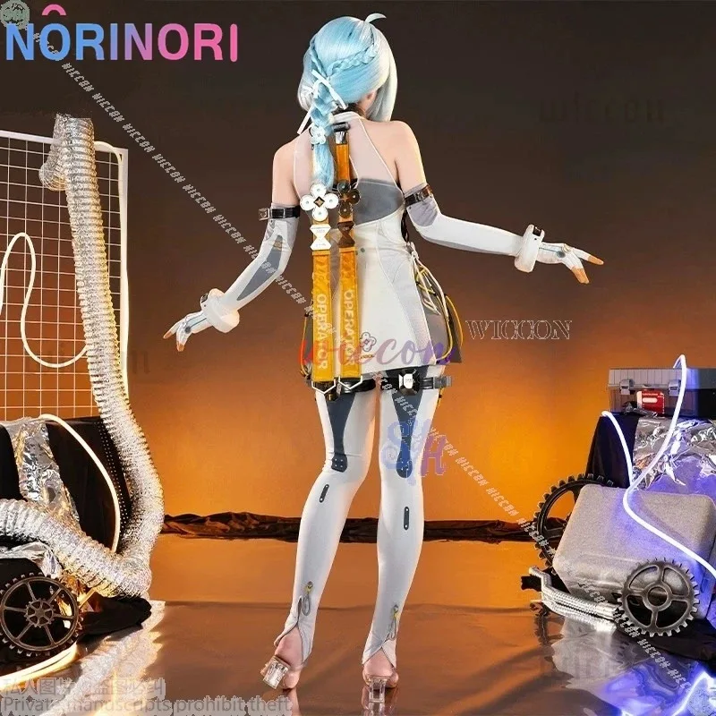 CyZZZ-Juego de Cosplay de semillas Zenless Zone Zero, disfraz Sexy Kawaii, mono Punk blanco, lencería Y2K, Jirai Kei, peludo para niñas, Halloween