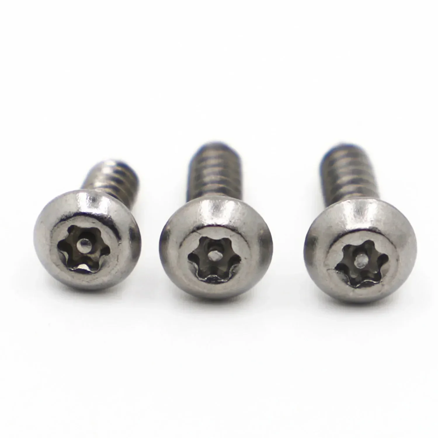 M2.9 M3.5 M3.9 M4.2 M4.8 304 Roestvrij Stalen Pin Zes Bloemblaadje Torx Pan Hoofd Anti-diefstal Veiligheid Zelftappende houtschroef