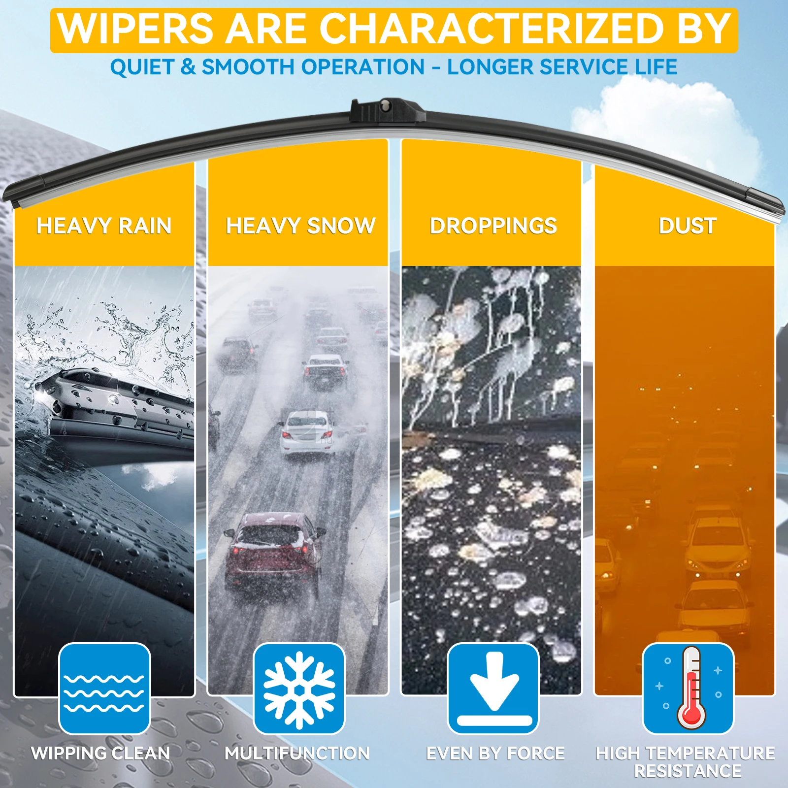 Erick\'s Wiper RHD & LHD Front Wiper Blades For Mercedes Benz W204 W212 W218 Windshield Windscreen Window Car Rain Brush 24\