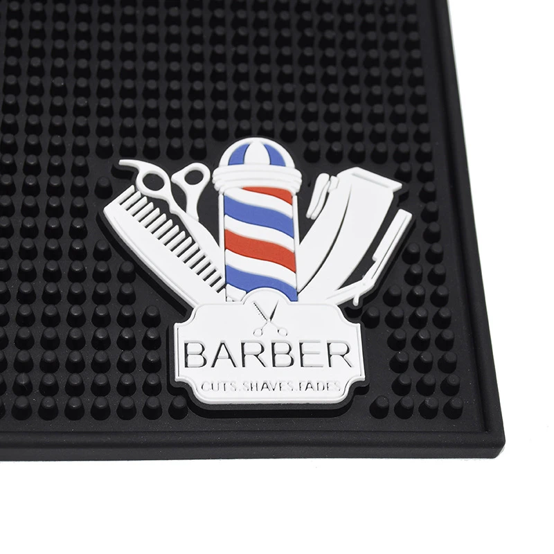 Salon Haircut Tool Pad Professional Clippers Trimmers Non-Slip Mat Scissor Storage Display Cushion Barbershop Accessory Supplies