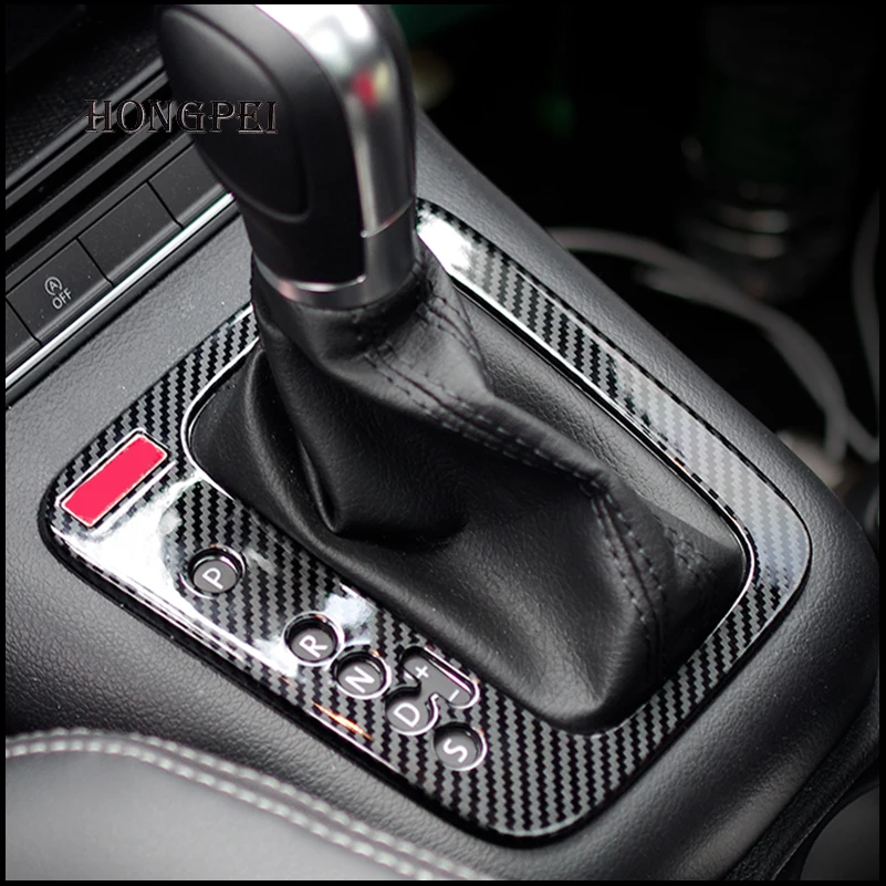 

Car Styling Interior Gear Shift Panel Water Cup Decoration Cover Sticker Trim for VW Tiguan 2010-2015 Auto Parts