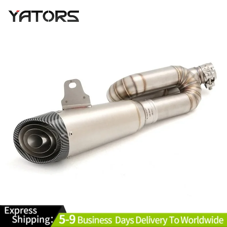 

For Triumph Street Triple RS R 765 2017-2023 Exhaust Link Pipe Slip on Muffler Exhaust Systems Exhausts Pipes