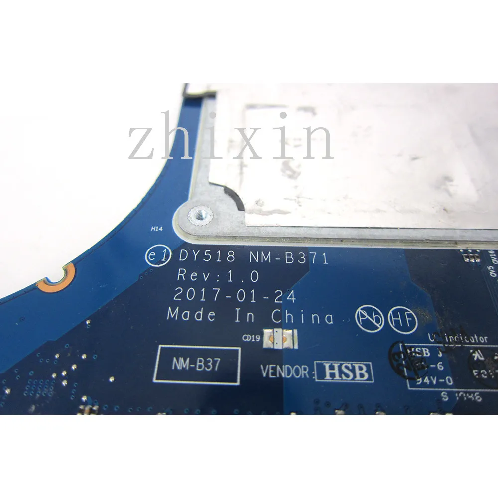 yourui For Lenovo MEDION X6603 Laptop motherboard with i7-7700HQ CPU and graphic card DY518 NM-B371 full test