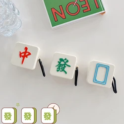 Mahjong Mah Jong Case for Samsung Galaxy Buds Pro Live 2 Buds2 Pro FE Cover Protective Shell Shield for GalaxyBuds Zhong Fa Bai