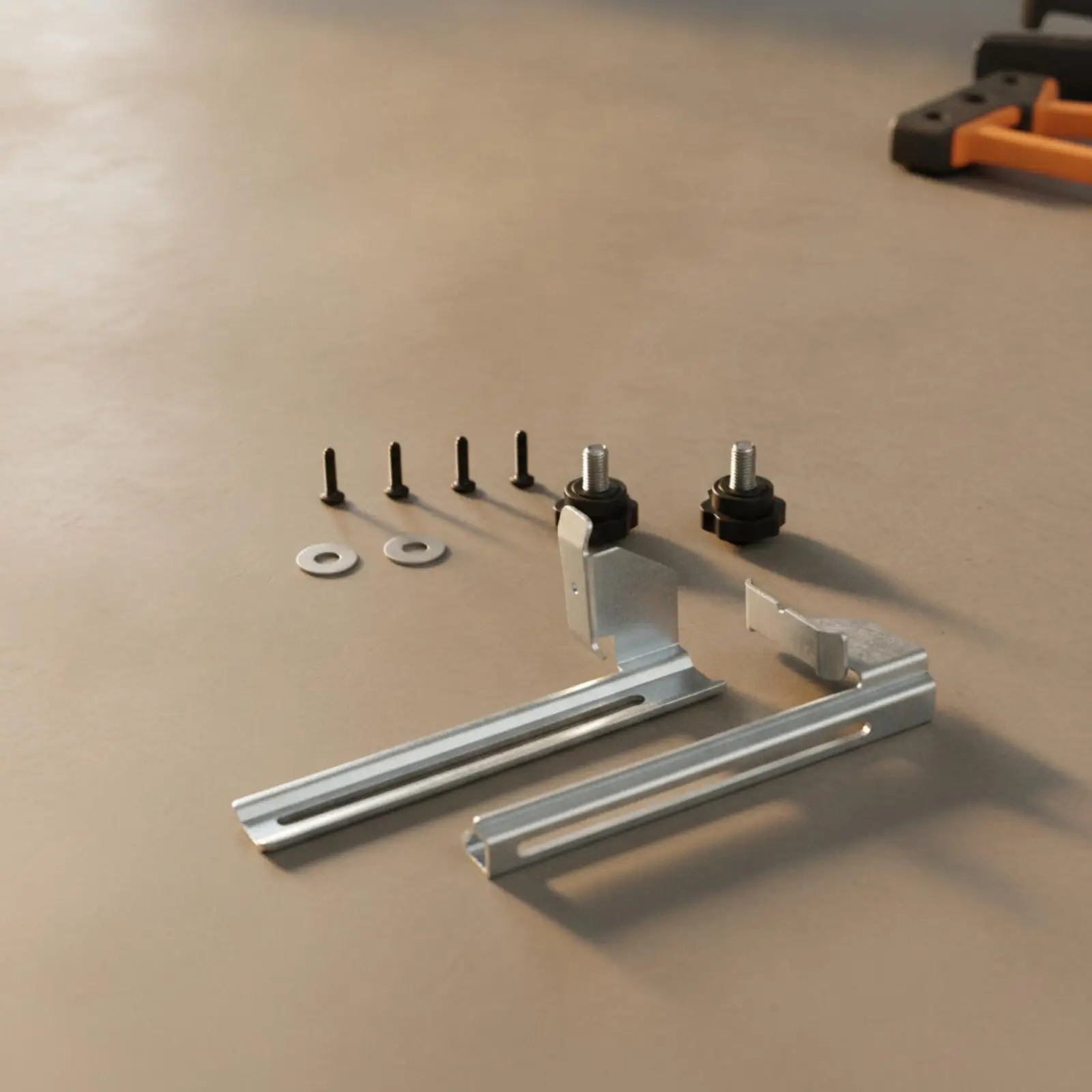 DW7084 Miter Fence Block Block Kit Repeatable Miter Fence Block Block Tool Kit with Guide Tracks Metal for Woodworkers, Trim
