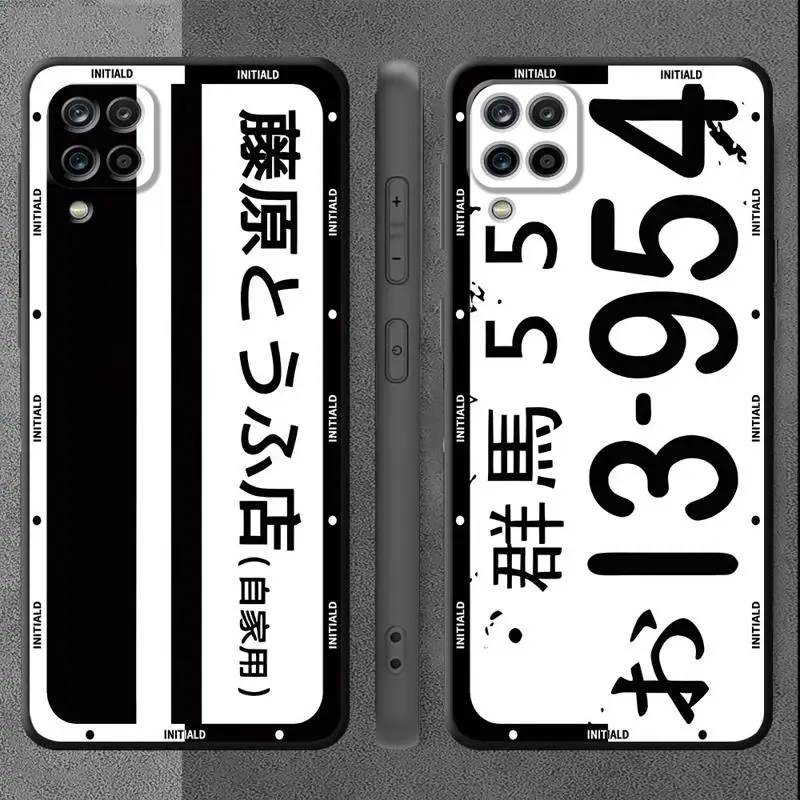 Anime Initial D Car Phone Case for Samsung Galaxy A10 A20e A20 A30 A40 A50s A70s A90 A01 A02 A03s A04s A05s A21s A31 A41 TPU